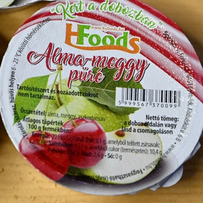 Alma-meggy püré 100g