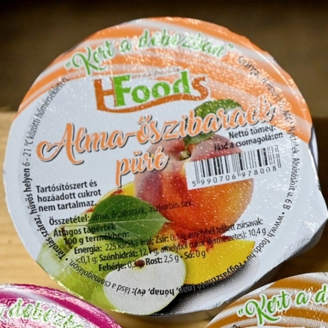 Alma-őszibarack püré 100g